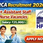 HPRCA Assistant Staff Nurse Recruitment 2026