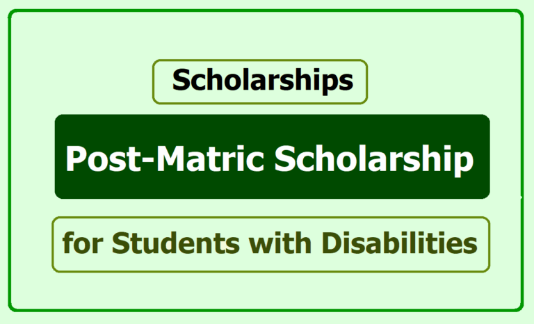 Post Matric Scholarship for Students with Disabilities in India: Empowering Education and Inclusivity